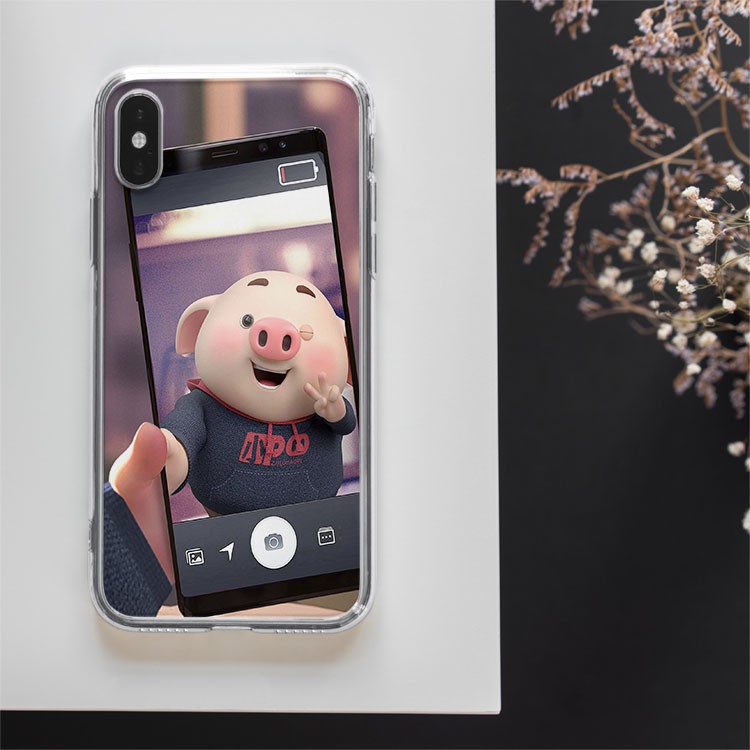 Ốp Lưng Heo con dễ thương chụp ảnh tự sướng Iphone 7/7Plus/8/8Plus/X/Xs/Xs Max/11/11 Promax/12/12 Promax PIG20210082