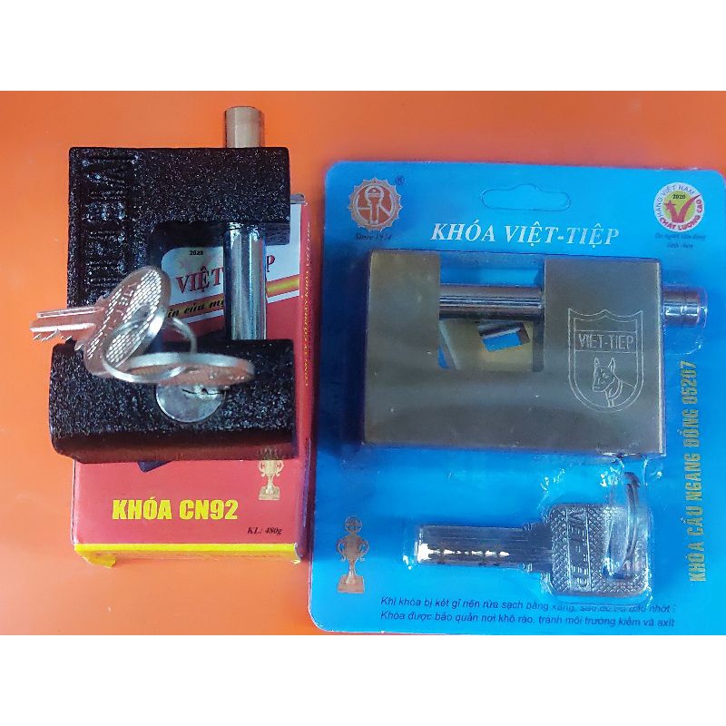 KHOÁ CẦU NGANG VIỆT TIỆP CN92 VÀ CẦU NGANG CHÌA VI TÍNH 05207
