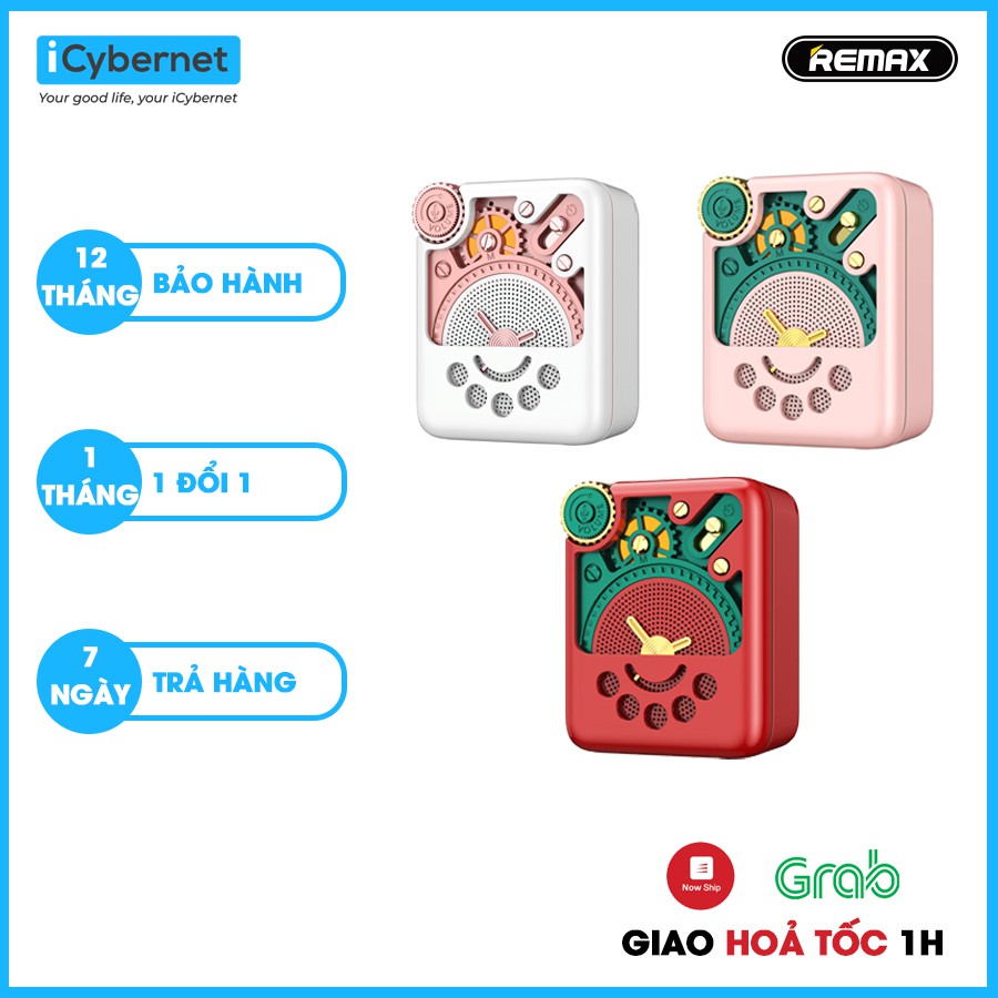 Loa bluetooth mini 4W bass cao loa kép chính hãng Remax RBM53 ICYBERNET