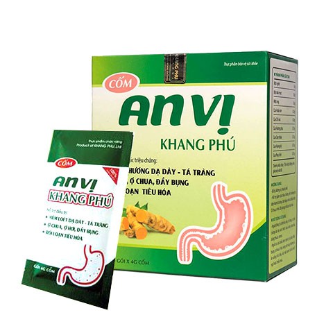 An Vị Khang Phú - Hỗ trợ làm giảm tổn thương dạ dày, tá tràng, giảm các triệu chứng như ợ hơi, ợ chua, đầy bụng