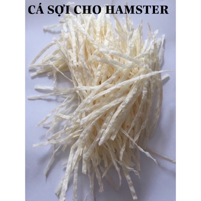 Khô cá tuyết sợi cho hamster, sóc, nhím.