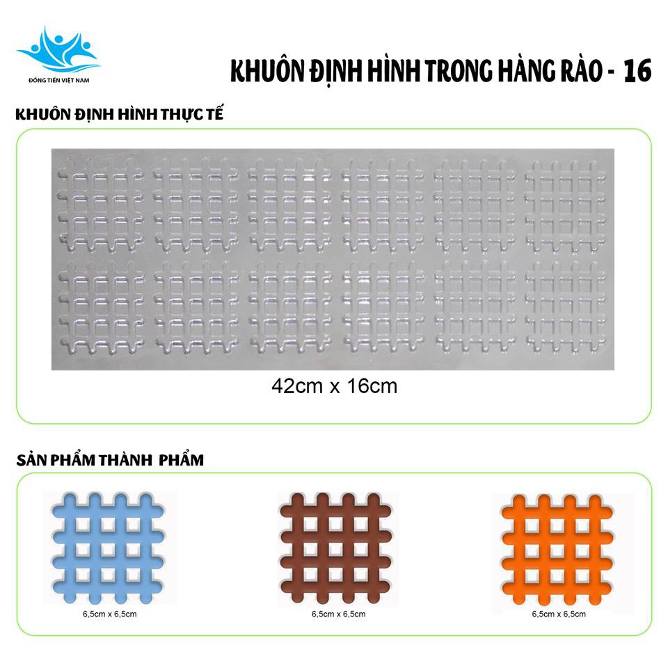 Combo 2 Tấm Phim Trong Mẫu Hàng Rào - Ms 16 - Đồng Tiến Việt Nam