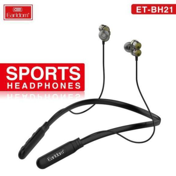 Tai nghe Bluetooth không dây thể thao siêu Bass Earldom BH21/BH13