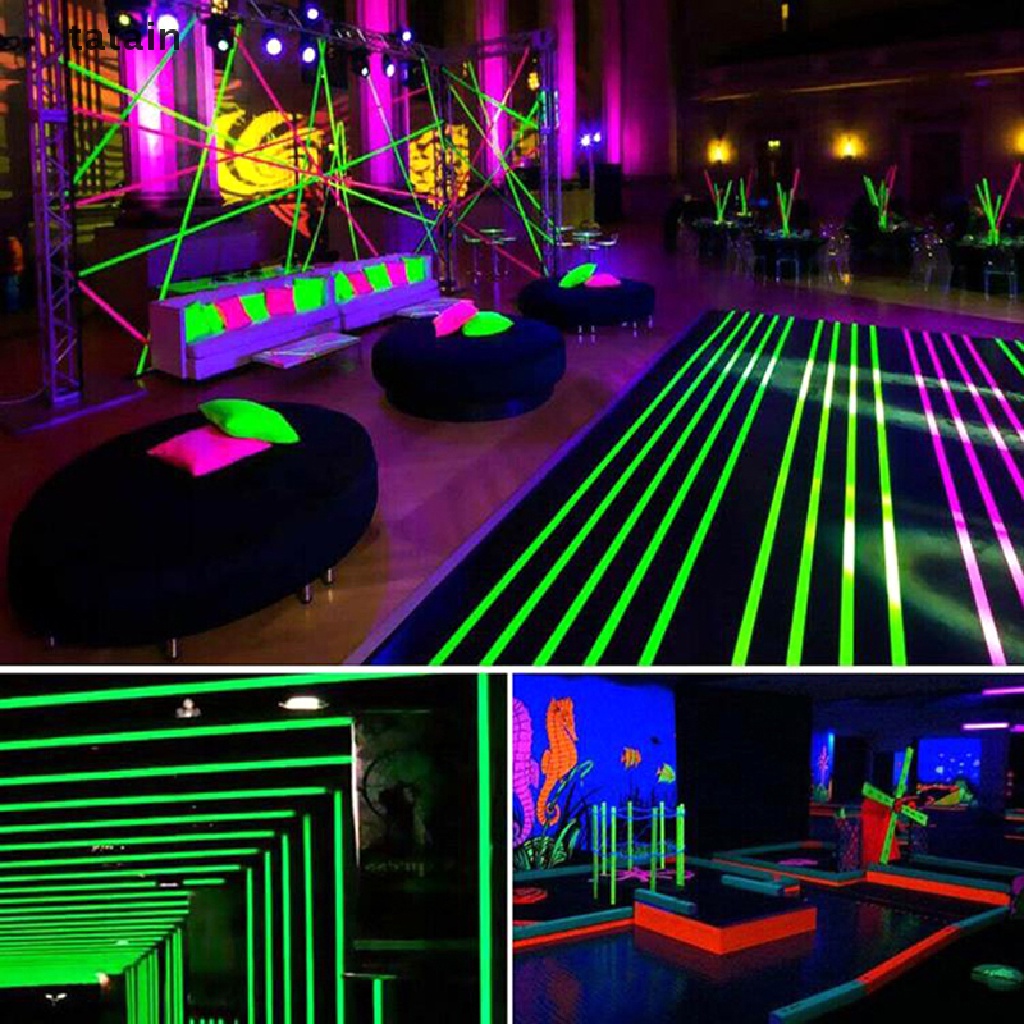 Băng keo Neon Gaffer CVX huỳnh quang phản quang tia cực tím phát sáng trong ánh sáng tối