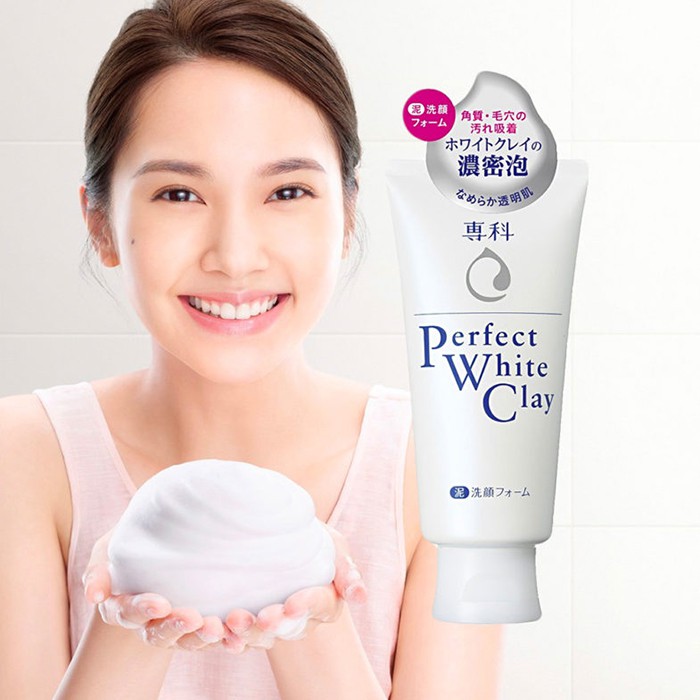 Sữa Rửa Mặt Tạo Bọt Chiết Xuất Tơ Tằm Trắng Senka Perfect Whip 120g Chính Hãng Nhật Bản