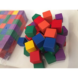 100 khối gỗ vuông