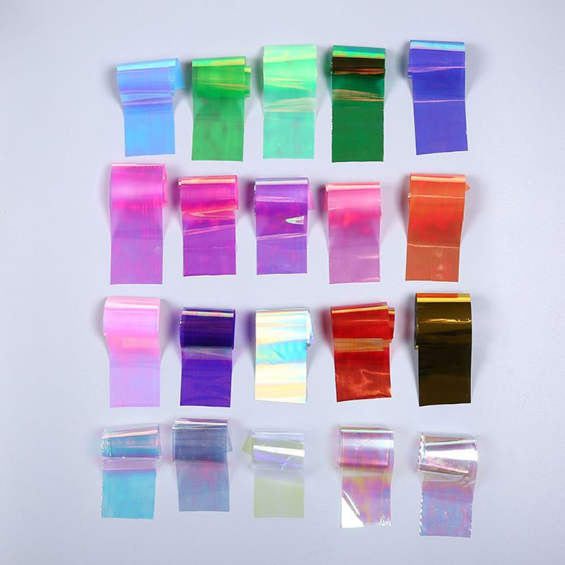 Set giấy phản quang tráng gương dùng làm trang sức resin