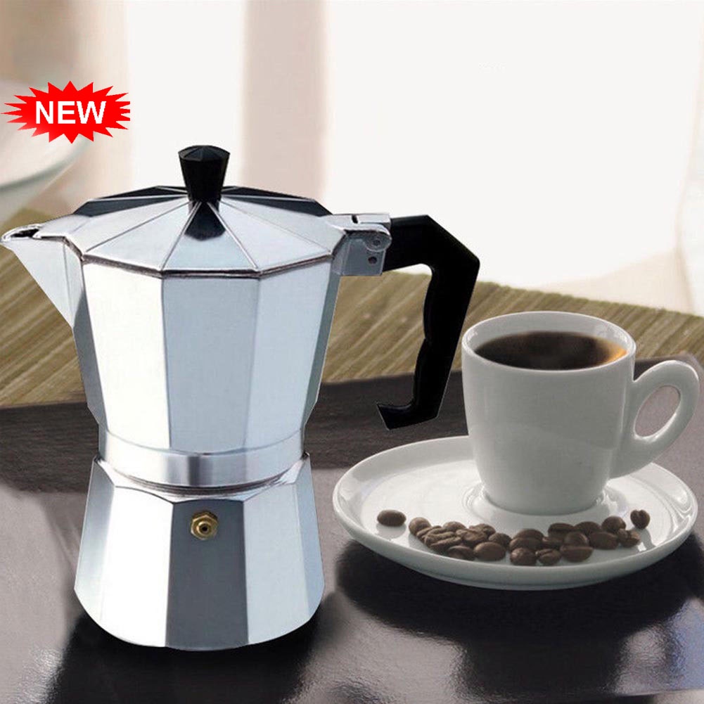 Phin Pha Cà Phê Cỡ Lớn Moka Pot 300 ml- Ấm, Bình Pha Cafe Cao Cấp, Sang Trọng