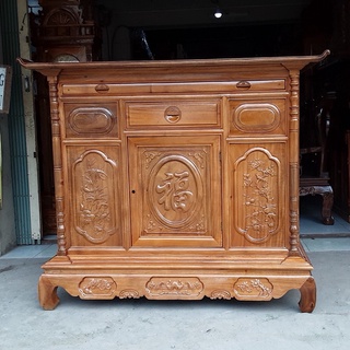 Tủ thờ gỗ tràm nõi mẫu hiện đại ,bàn thờ gỗ cao cấp,tủ thờ gia tiên 1m27 và 1m54 và 1m75