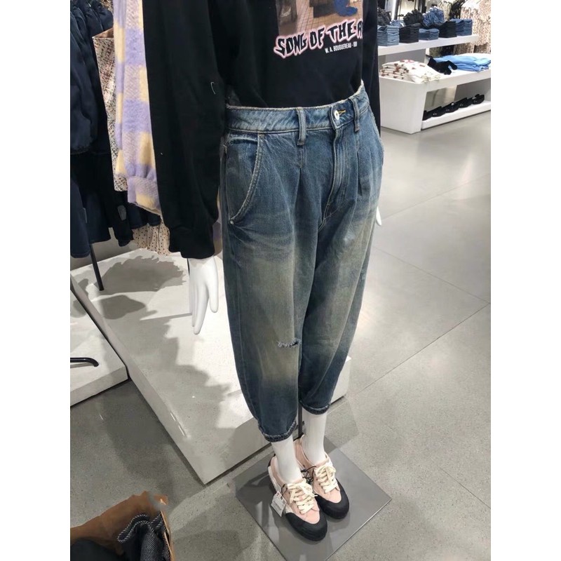 QUẦN JEAN DENIM SLOUCHY ZARA CỦ CẢI TRENDY 2020