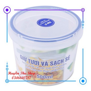 Sỉ 5 hộp thực phẩm 2512 tròn 500ml