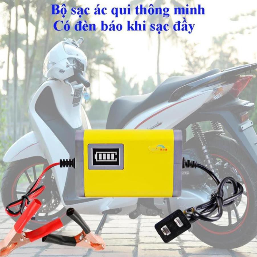 Bộ sạc acquy oto,Bộ sạc bình acquy 12v 2A thông minh