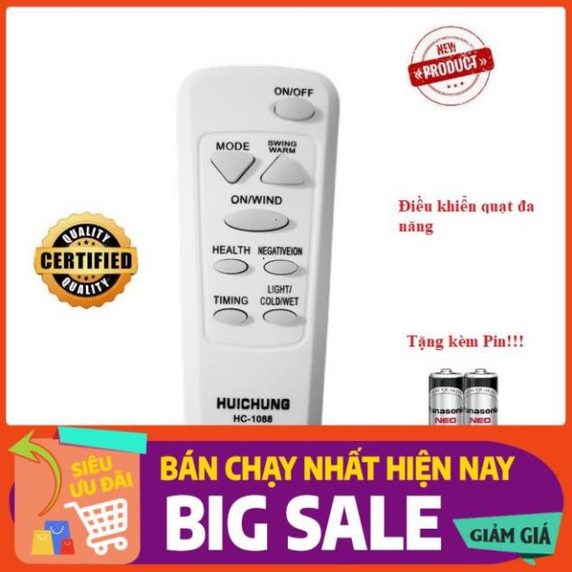 Điều khiển quạt đa năng-các dòng quạt cây- treo tường- đứng- phun sương- Hàng tốt