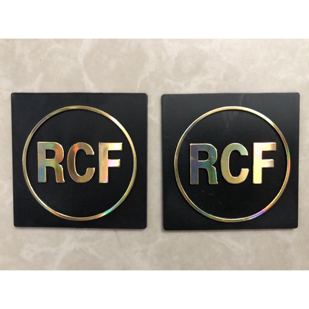 Tem Dán Thùng Loa RCF