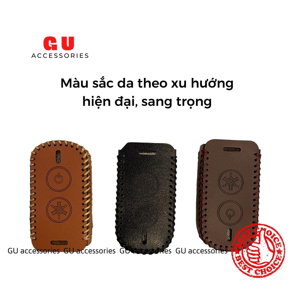 Bao da chìa khóa Smartkey dành cho xe YAMAHA FreeGo Janus Latte Grande Nozza NVX Xmax 300 bảo vệ Smartkey hiệu quả GU