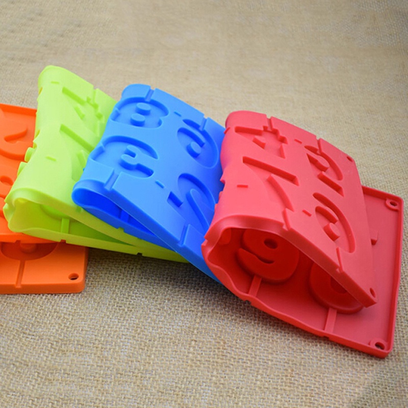 Khuôn Silicone Làm Bánh Hình Số Độc Đáo