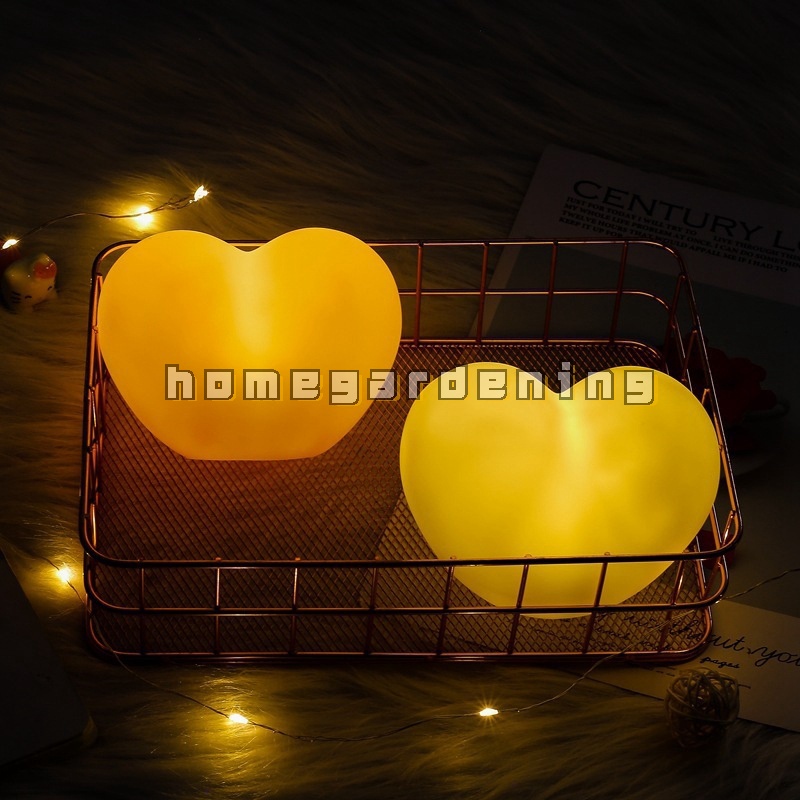 Đèn LED Mềm Hình Trái Tim Trang Trí Phòng Ngủ Cho Bé