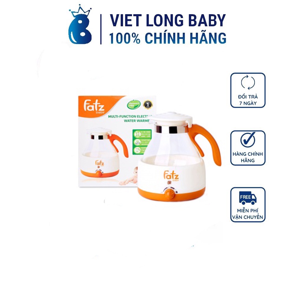 Máy hâm nước pha sữa 800ml Fatzbaby FB3004SL - Hàng chính hãng - Bảo hành 1 năm