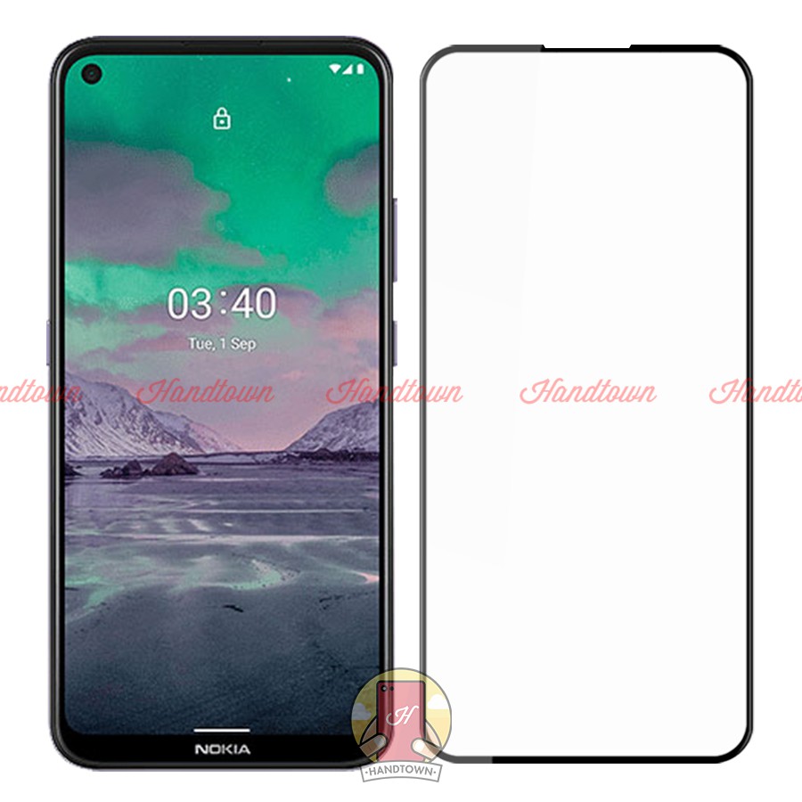 Kính Cường Lực Nokia 3.4 nokia3.4 Full Màn Đen Full Keo Không Chấm Li Ti Chống Va Đập C/hống Trầy Xước Bảo Vệ Màn Hình