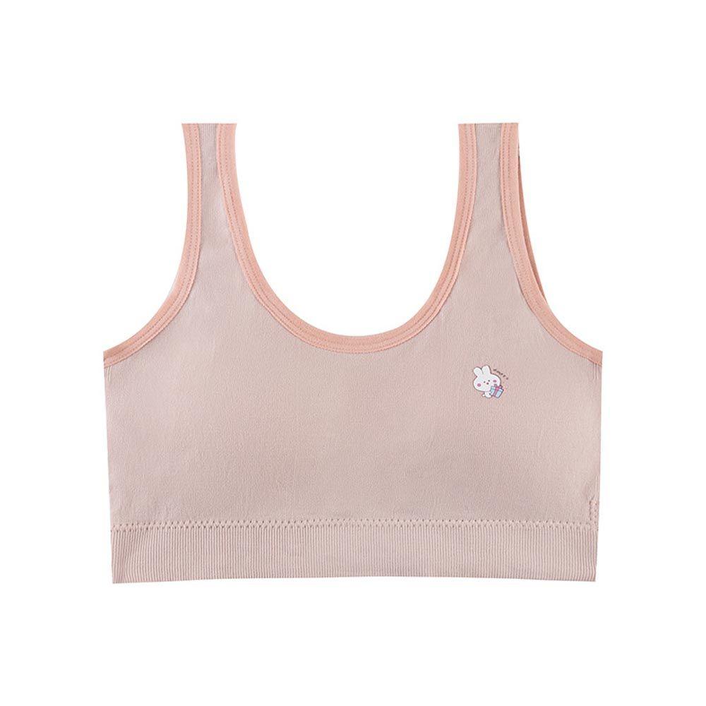 OCEANMAP Áo Ngực Cotton Không Gọng Hình Thỏ Dễ Thương Phong Cách Hàn Quốc Cho Tuổi Teen