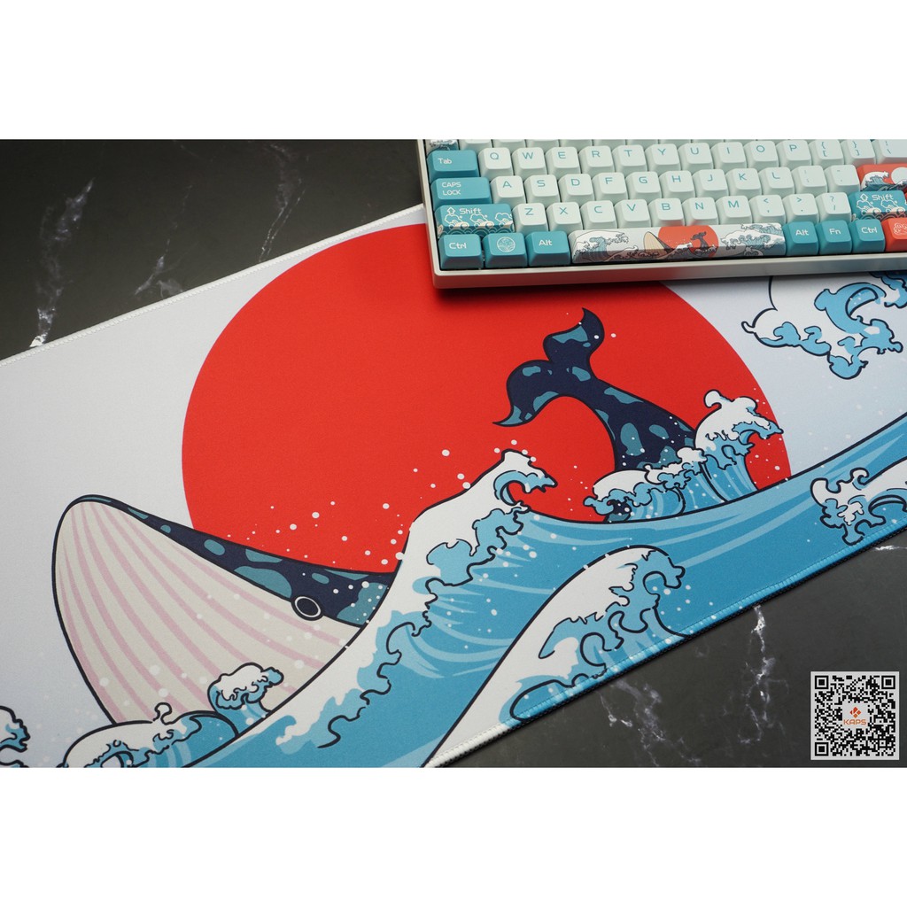 Lót bàn bàn phím CORAL SEA - Tấm lót chuột, tấm lót bàn phím cơ - Mouse pad