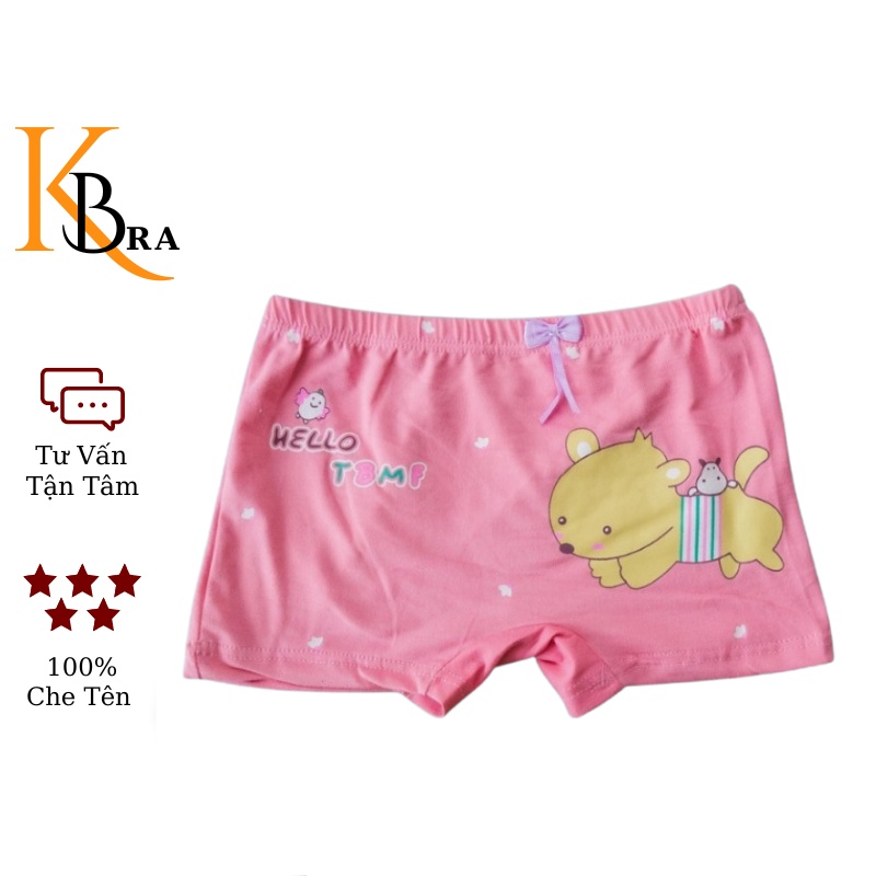 Quần đùi trẻ em cotton co dãn họa tiết hoạt hình dễ thương cho bé KBRA 8102