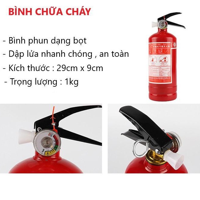 Bộ dụng cụ cứu hộ 9, 10 món dành cho xe ô tô trong trường hợp khẩn cấp