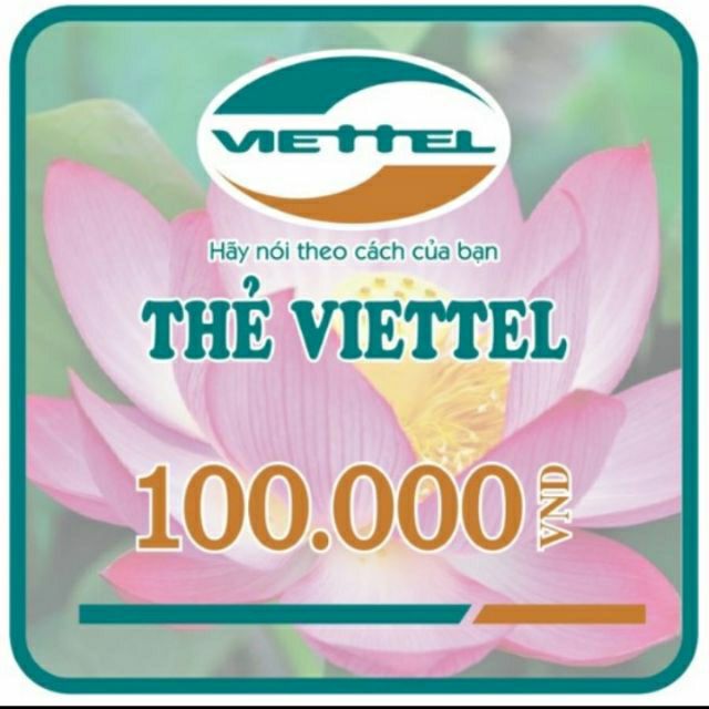 THẺ Viettel 100K