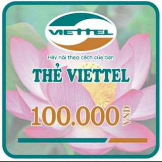 Thẻ viettel 100k