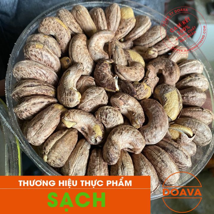 [LOẠI 1 CỰC ĐẸP] Hạt Điều Bình Phước Rang Muối 500g- Nguyên Hạt Vỏ Lụa Nhà Rang- DAV019