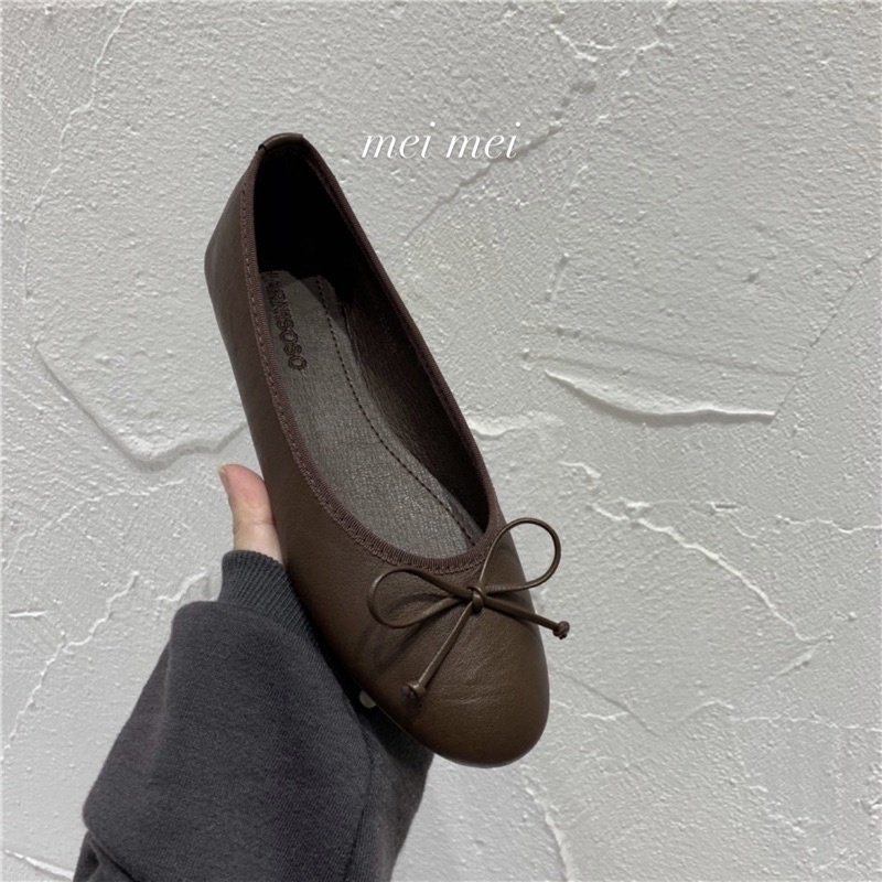 Marnisoso shoes design by Korea - Giày bệt da mềm