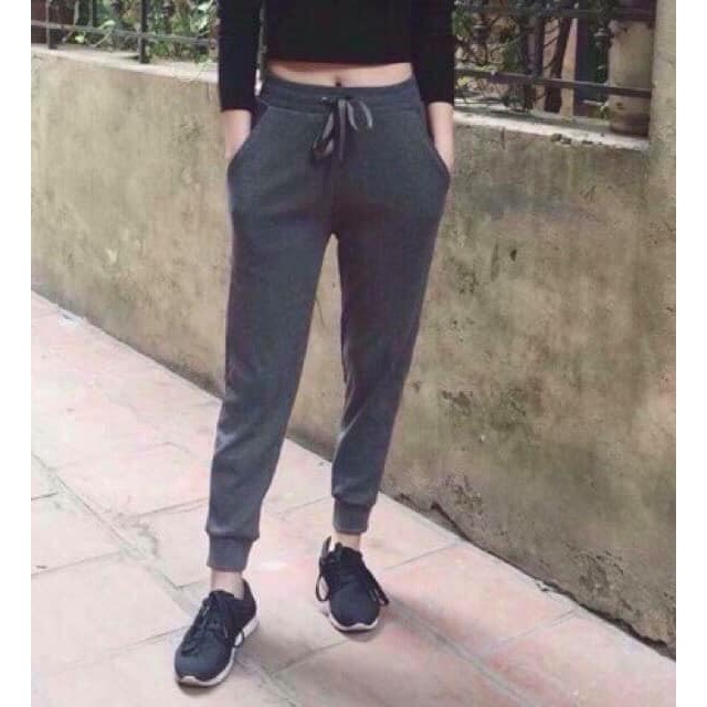 Quần jogger Nữ Chất dầy dặn