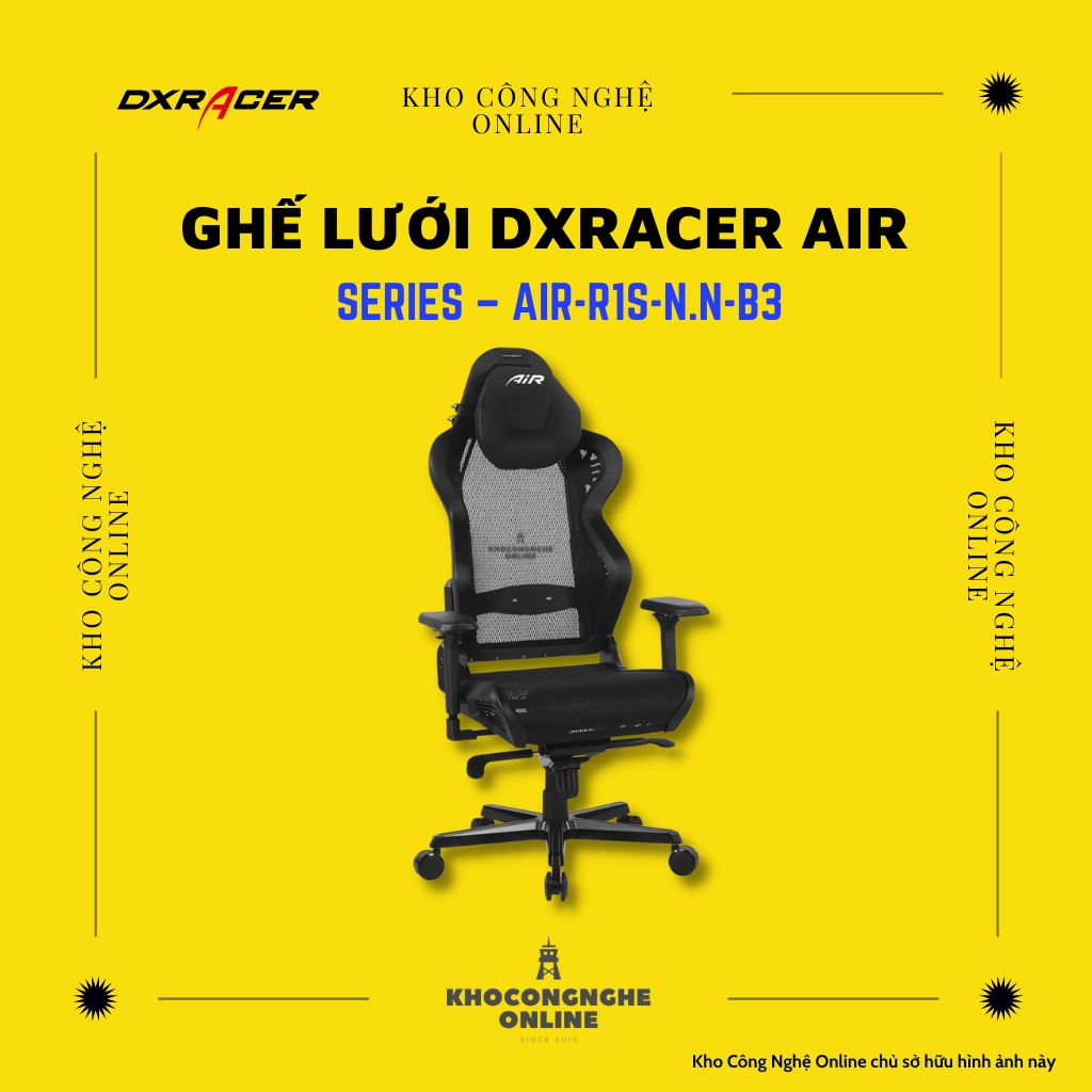 Ghế lưới DXRacer AIR series – AIR-R1S-N.N-B3 (AIR/D7200/N)