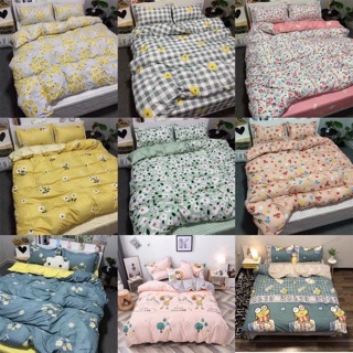 Set chăn ga hàng cotton poly nhập