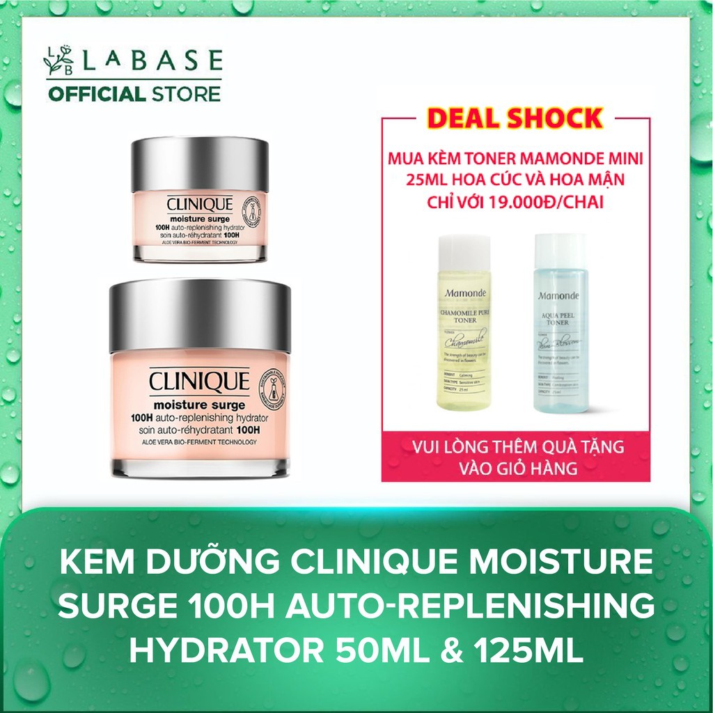 Kem Dưỡng Ẩm Clinique Moisture Surge 100h Auto-Replenishing Hydrator 50ml/ 125ml