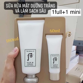 Sửa rửa mặt whoo trắng