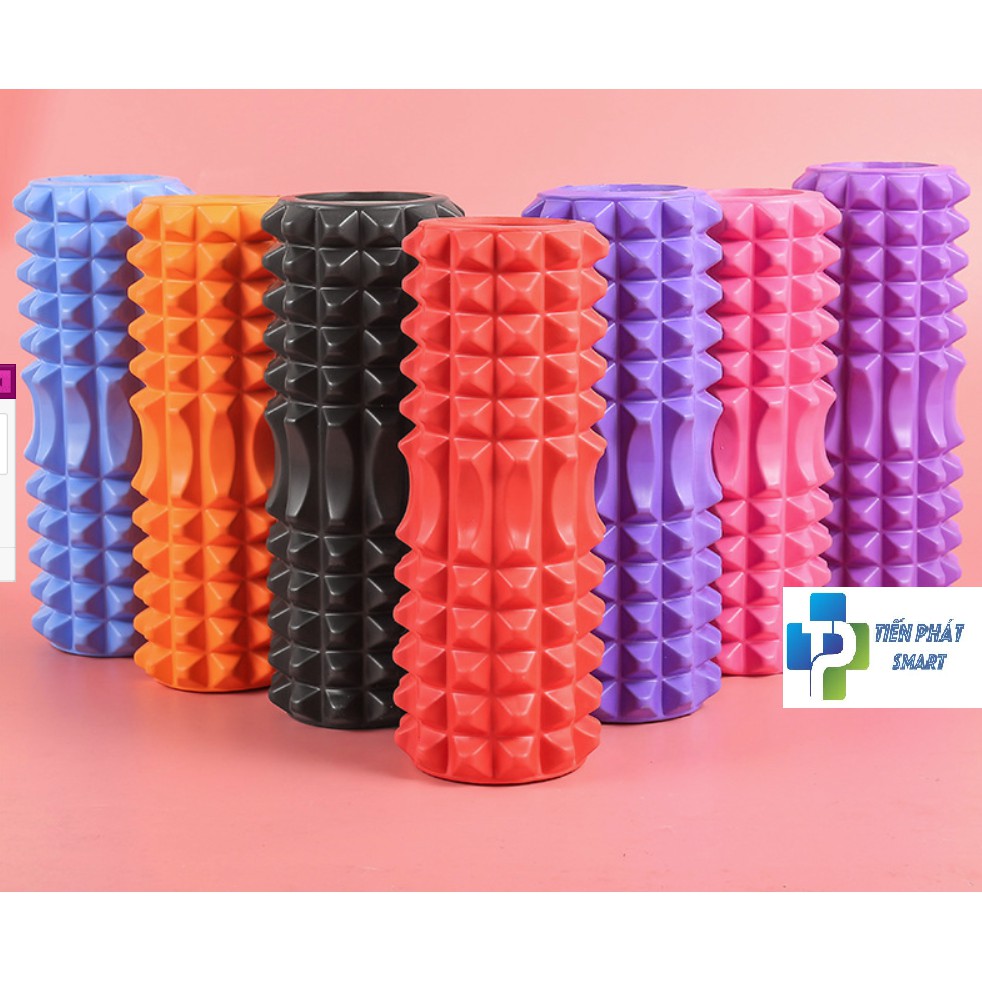 Con Lăn Foam Roller Massage gai - Ống Lăn Dãn Cơ Tập Gym, Yoga, Thể Hình