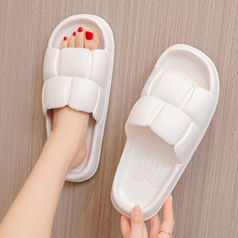 Dép nữ bánh mì quai ngang trong nhà đế cao đi biển  TANDA BM001
