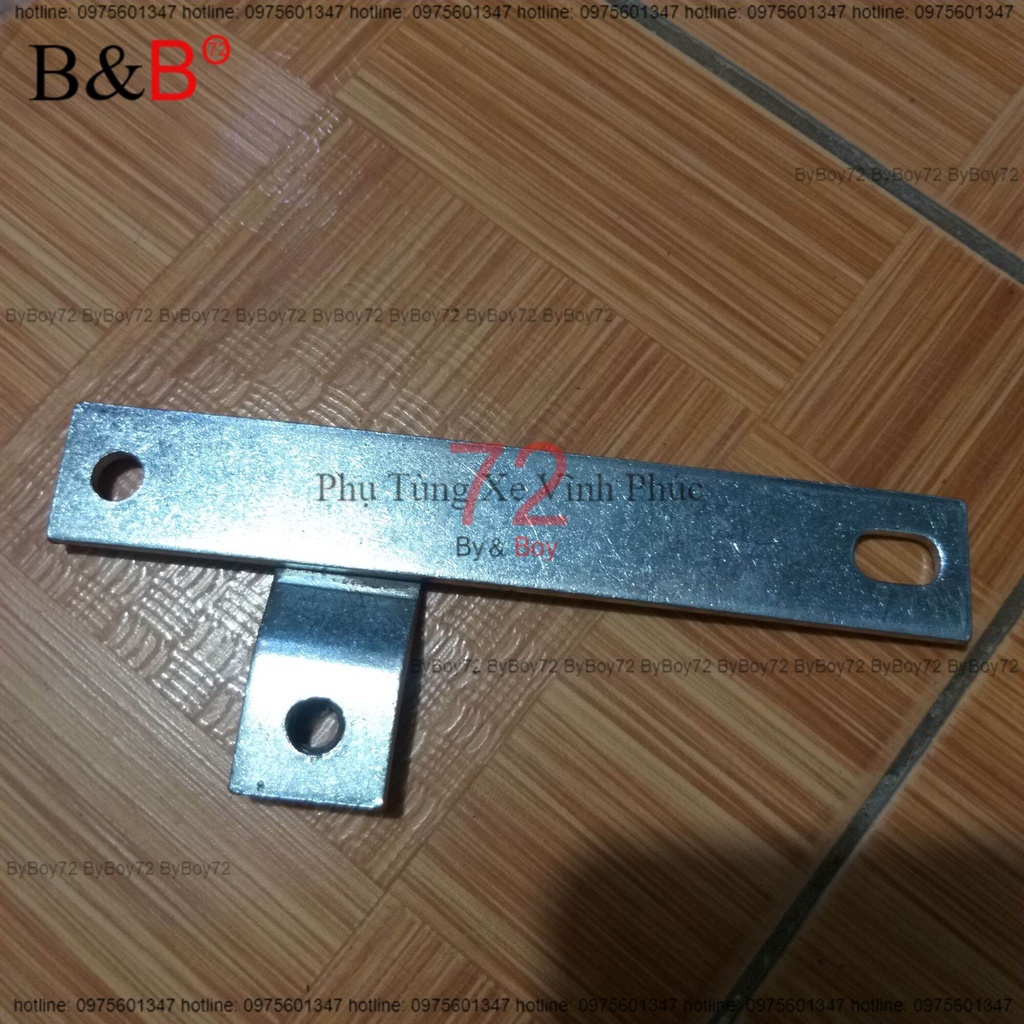 Tai chế bắt bô 2543 cho càng việt.- Tai pô cho dream Việt lắp pô 2543 [ loại dày khít phom)