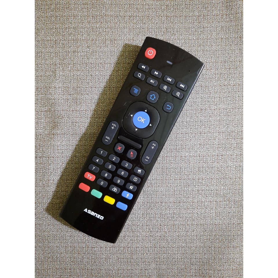 Remote Điều khiển TV Asanzo giọng nói kiêm chuột bay có bàn phím tiện lợi- Hàng chính hãng 100% Tặng kèm Pin!!!