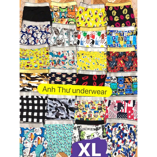 12.12 🌸 SALE 😭XẢ Quần sịp nam in hình ngộ nghĩnh- sịp doremon  . . : * 🌸