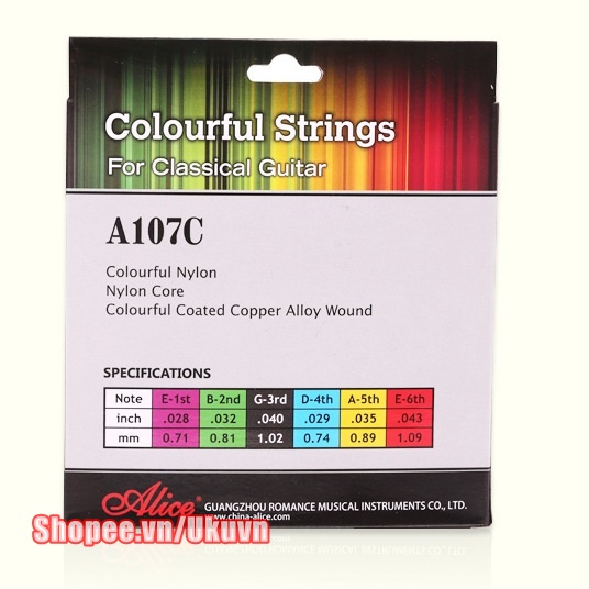 Dây đàn Guitar Classic Nylon Alice A107C