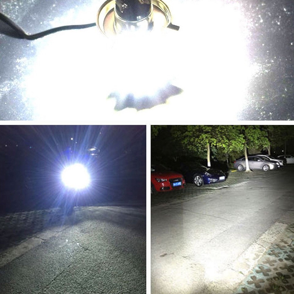 1 Đèn pha LED H4 COB siêu sáng 12V dành cho xe máy