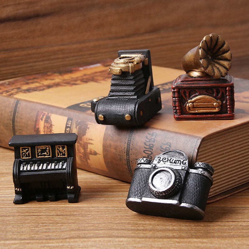 Mô Hình Máy Ảnh Để Bàn Trang Trí Phong Cách Retro