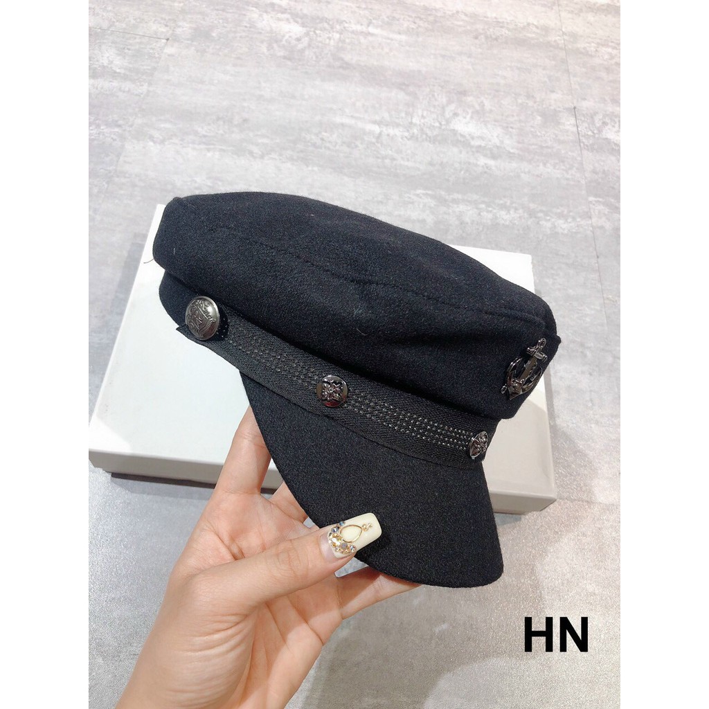 Nón Kepi thời trang đen cá tính💥 👉Giá: 170k