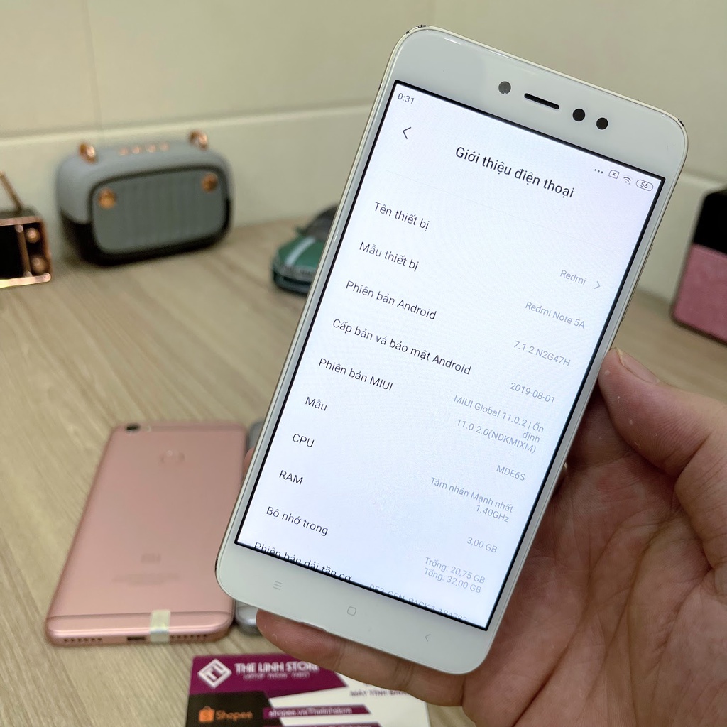 Điện thoại Xiaomi Redmi Note 5A màn 5.5 - Snap 435 ram 4G 64G