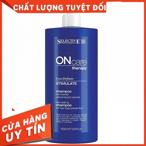 Dầu gội chống rụng tóc Selective Oncare Stimulate (xanh) 1000ml (ITALY) ,Giá Sỉ Siêu Rẻ[GIÁ HỦY DIỆT]
