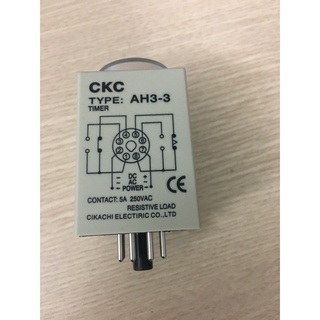 Rơle thời gian CKC AH3-3 ( Bao đế)