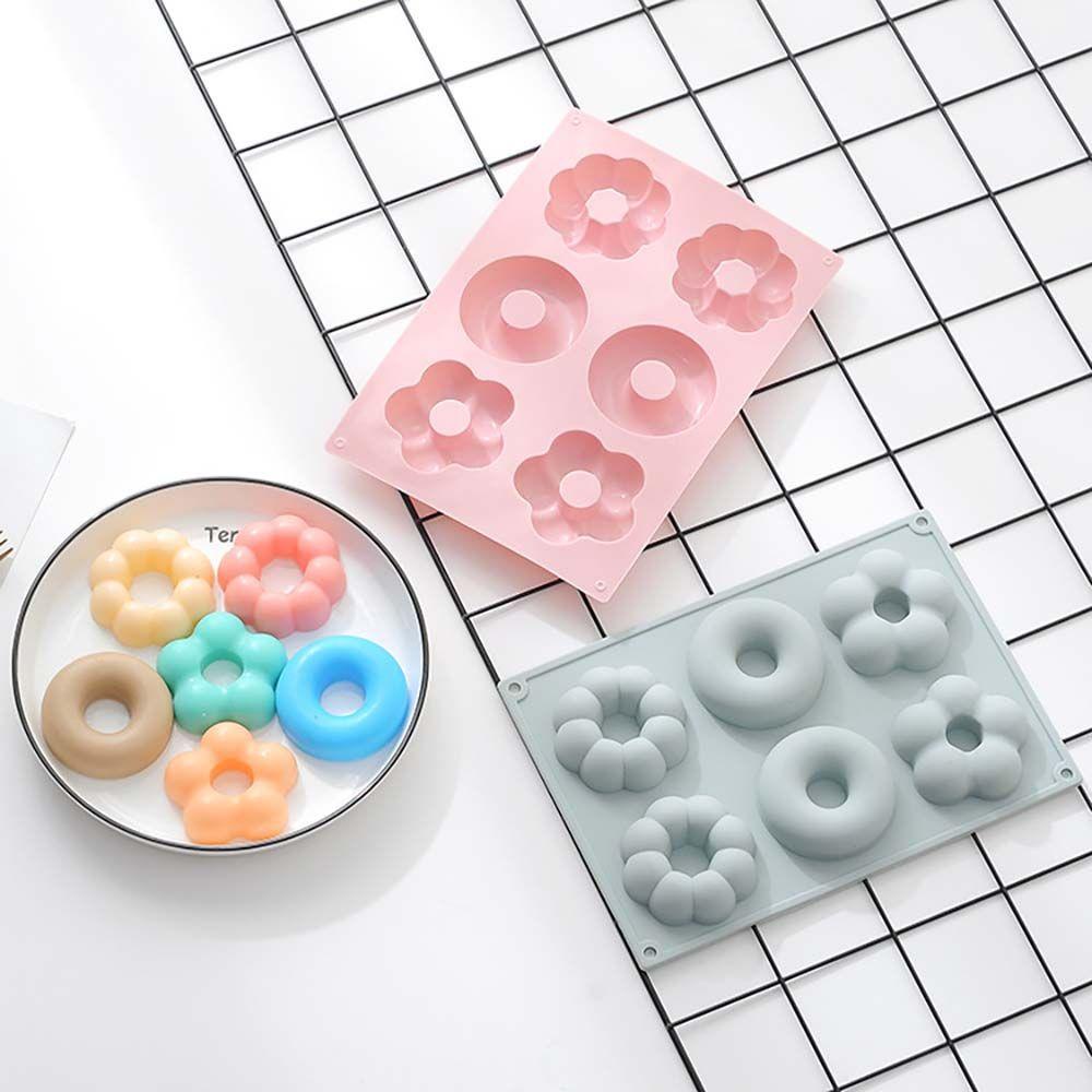AUGUSTINA Khuôn Làm Bánh Donut Mini Chống Dính Tiện Dụng