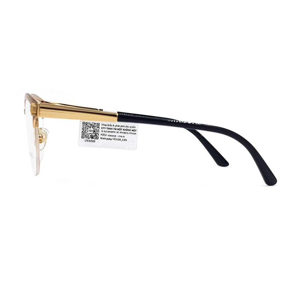 Gọng kính nam nữ thời trang Versace VE1235 chính hãng, thiết kế dễ đeo bảo vệ mắt
